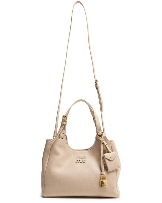 Miu Miu Natural Leather Handbag