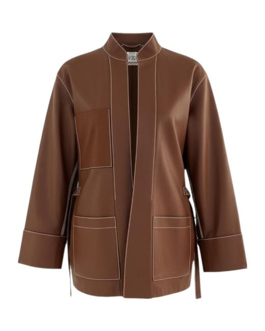 Loewe Brown Long-Sleeved Casual Jacket