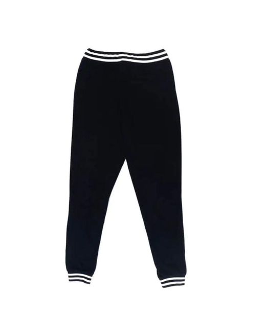 Paul & Shark Black Logo Casual Sweatpants for men