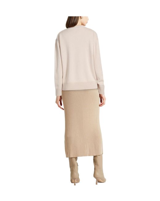 Max Mara Pink Two-Tone Lightweight Knit Top