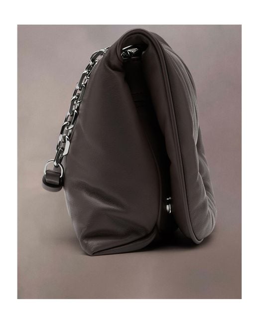 Maison Margiela Black Glam Slam Quilted Messenger Bag
