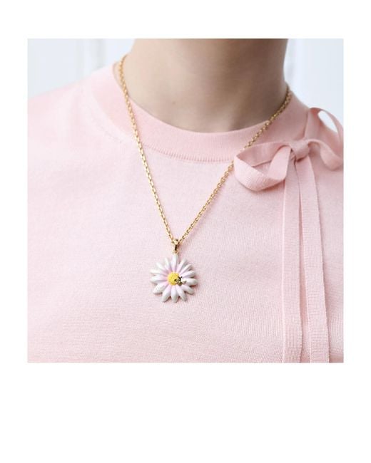 Dior Metallic Daisy Necklace