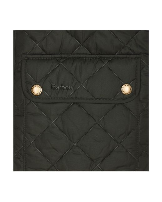Barbour Black Lowerdale Quilted Vest for men