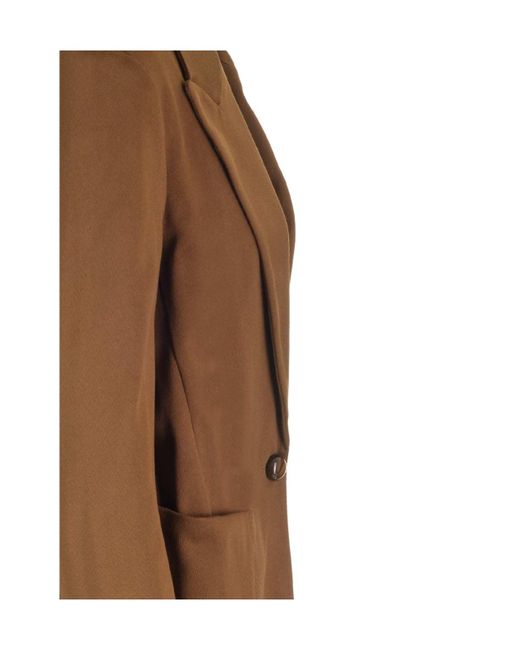 Forte_forte Brown Mannish Jacket