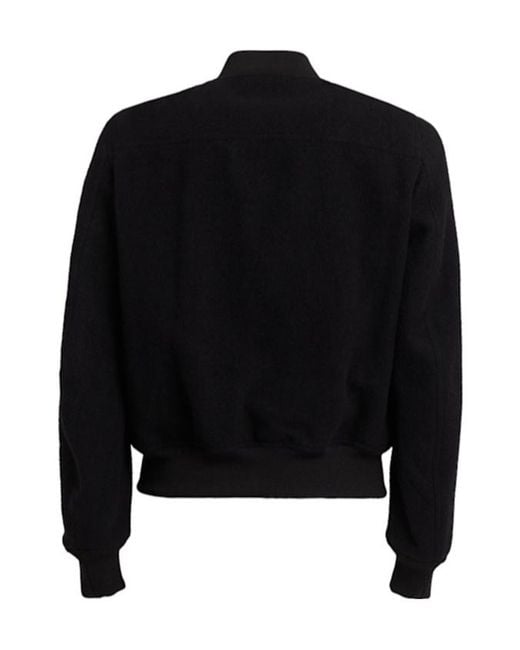Rick Owens Black Flight Wool Jacket for men