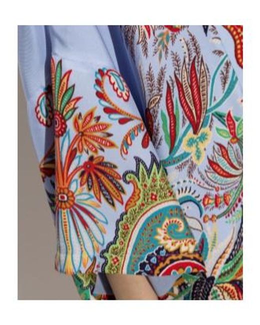 Etro Blue Patterned Shirt