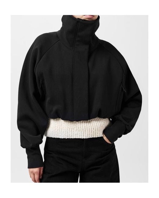 Moncler Black Zip-Up Casual Jacket