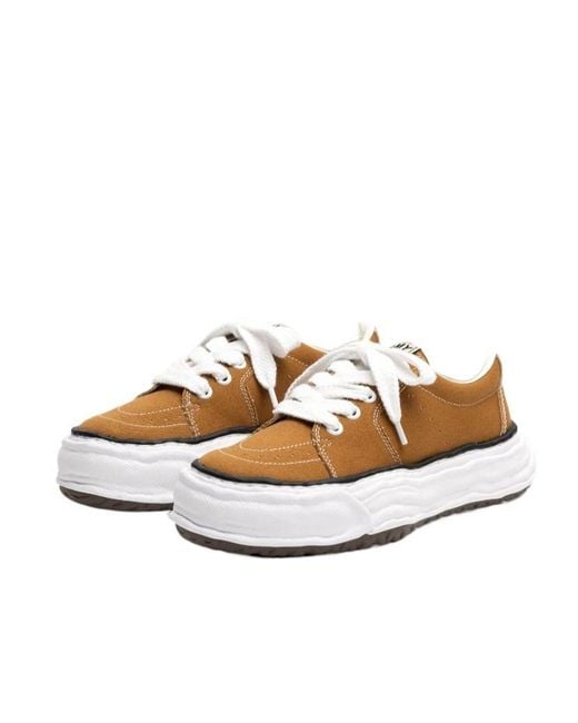 Maison Mihara Yasuhiro Brown 'Eric' Og Sole Canvas Low-Top Sneaker for men
