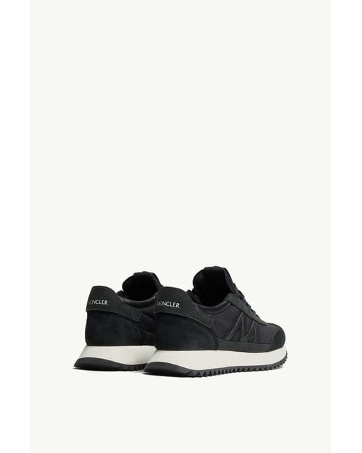 Moncler Black Pacey 2 Lace-Up Sneakers for men