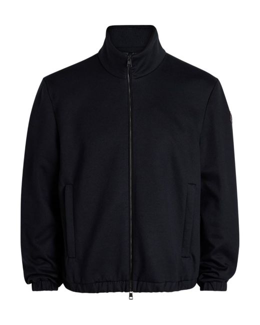 Moncler Blue Simorre Cotton-Blend Jacket for men