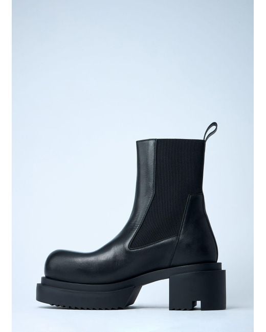 Rick Owens Blue Chunky Beatle Bogun Boots for men