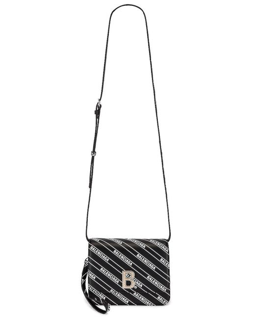Balenciaga Black Logo Shoulder Bag