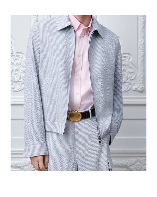 Dior Blue Iviera Zipped Jacket for men