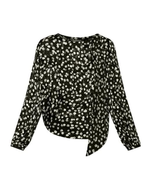 Isabel Marant Black Long Sleeve Top