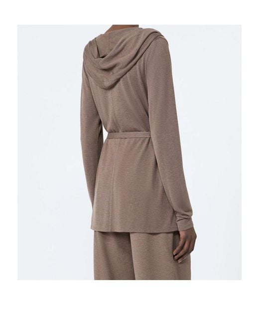 Max Mara Brown Falda Open Front Jacket