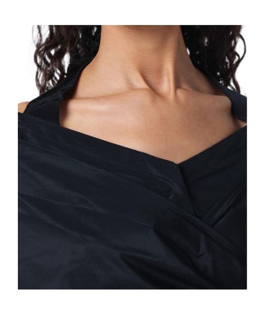Patou Blue Wrap Blouse