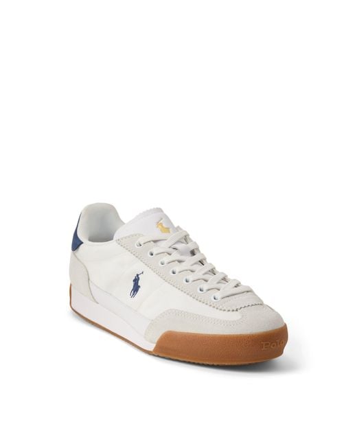 Polo Ralph Lauren White Hester Trainer