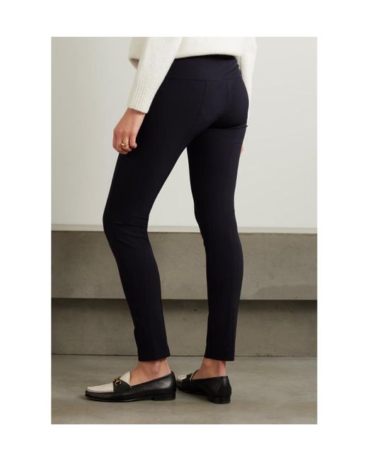Veronica Beard Black Low-Rise Leggings