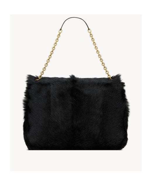 Saint Laurent Black Jamie 4.3 Logo Detailed Shoulder Bag