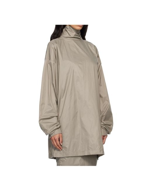 Rick Owens Natural Concordians Oversized Turtleneck Sweater