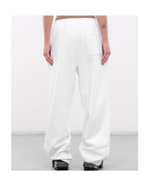 VTMNTS White Paris Track Pants for men