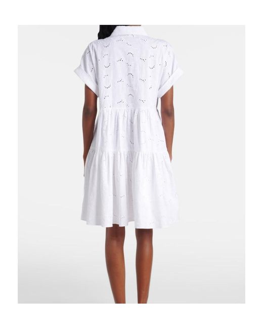 Dorothee Schumacher White Summer Blossom Broderie Anglaise Minidress