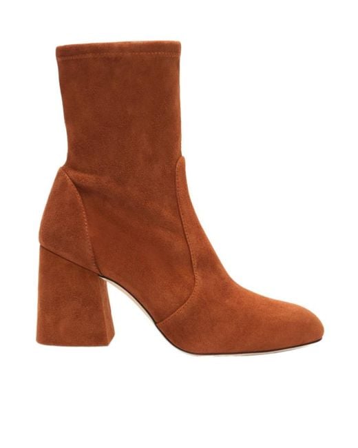 Stuart Weitzman Brown Essentialist Stretch 85