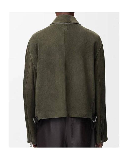 Loewe Green Zip-Up Jacket for men