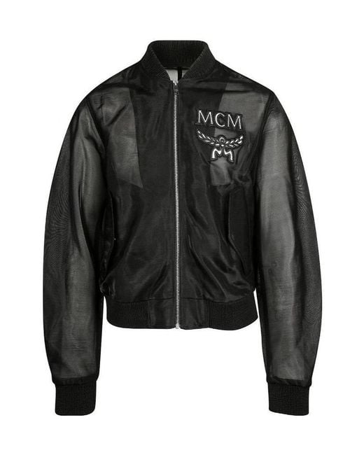 MCM Black Letter Logo Casual Jacket for men