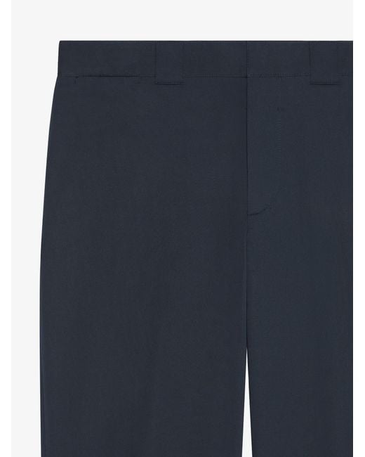Givenchy Blue Belt-Loop Casual Pants for men