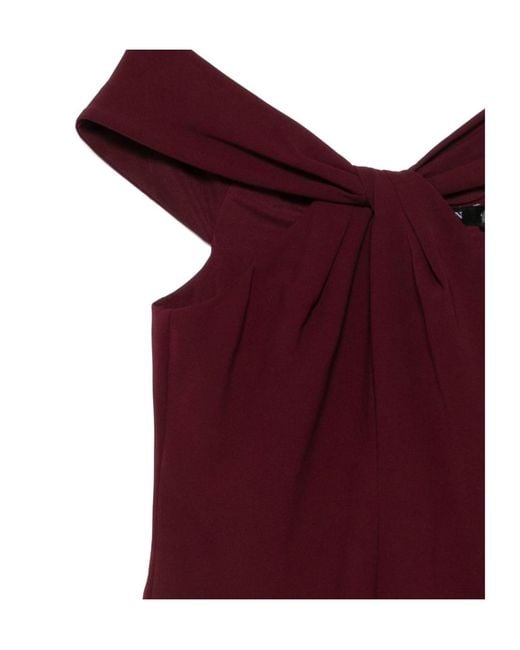Ralph Lauren Red Slit Dress