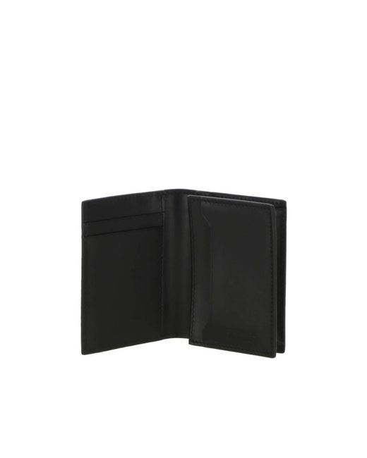 Montblanc Black Logo-Stud Leather Wallet for men