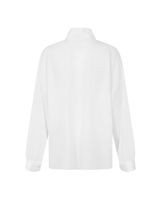 Tom Ford White Solid Color Top