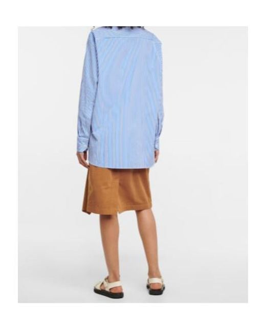 Plan C Blue Striped Shirt