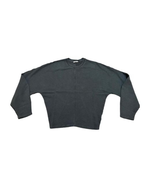 Haikure Blue Crew-Neck Sweatshirt