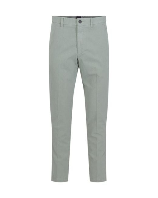 Boss Gray Logo Casual Pants for men
