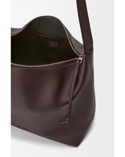 Loewe Brown Zippered Shoulder Bag for men
