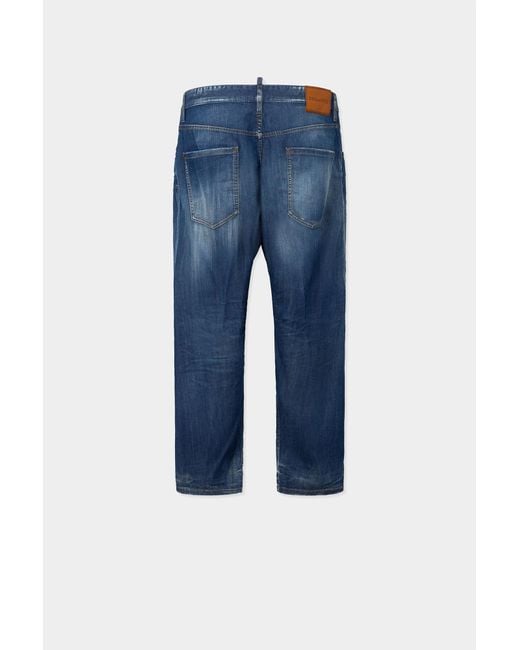 DSquared² Blue Kawaii Relaxed Jeans for men