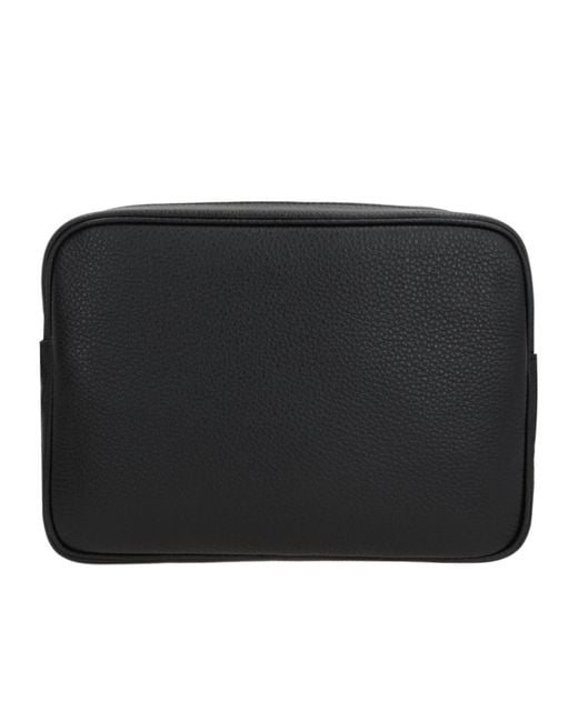 Prada Black Triangle-Logo Zipped Crossbody Bag for men