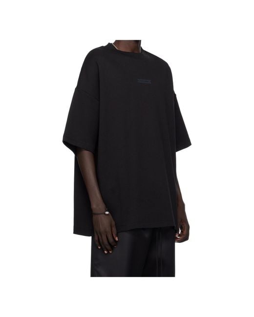 Fear Of God Black 90S Fit Pique Crew-Neck T-Shirt for men