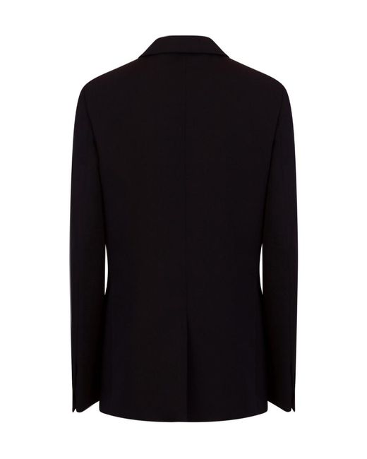 Bottega Veneta Black Single-Breasted Long Sleeved Blazer