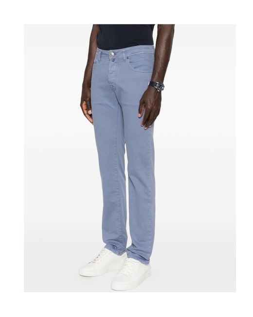 Jacob Cohen Blue Belt Loop Jeans for men