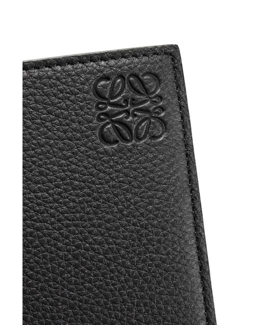 Loewe Black Anagram Bifold Wallet for men