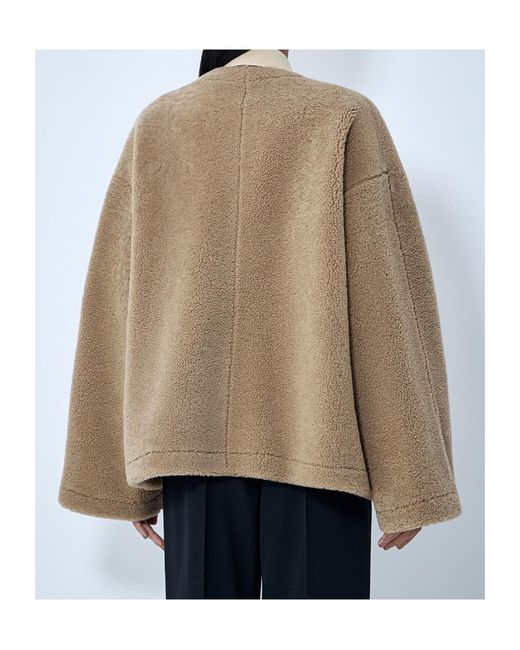 The Row Natural Valorin Collarless Jacket