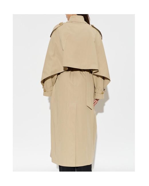 Balmain Natural Belted Trench Coat