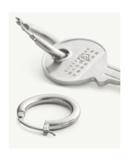 MM6 by Maison Margiela White Key Ear Cuff