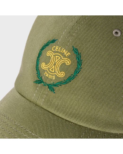 Céline Green Richelieu Cap for men