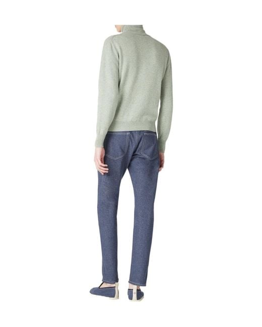 Loro Piana Blue Quarona Jeans for men