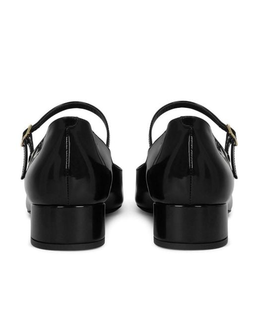 Dolce & Gabbana Black Mary Janes Cut-Out Detailed Pumps