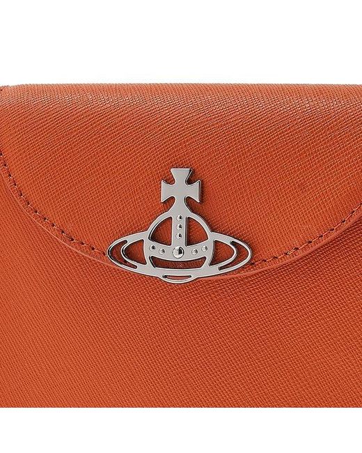 Vivienne Westwood Orange Logo Shoulder Bag